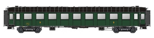 LS Models MW40930 - 2nd Class Passenger Coach type OCEM of the SNCF